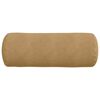 vidaXL Coussins d'accent 2 pcs Marron &Oslash; 25 x 70 cm
