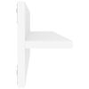 vidaXL &Eacute;tag&egrave;res murales 4 pcs Blanc 60x11,5x18 cm bois d'ing&eacute;nierie