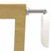 Noma Barri&egrave;re de s&eacute;curit&eacute; extensible 63,5-106 cm Bois naturel 93729