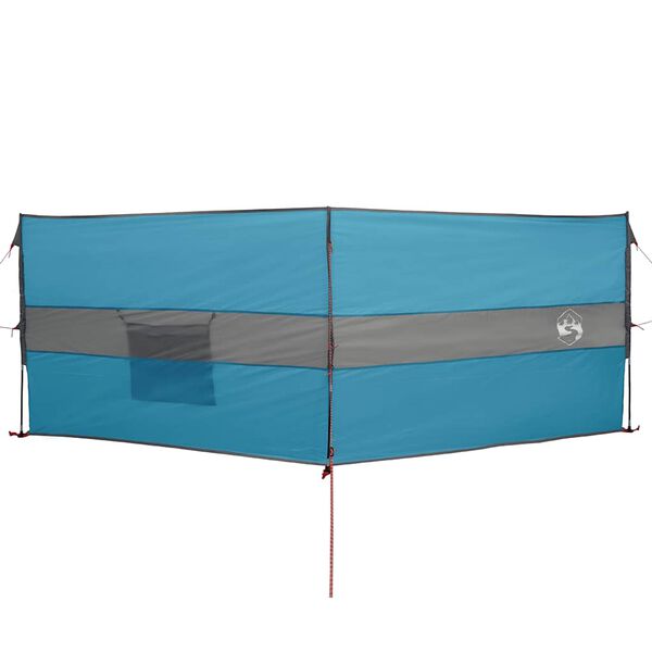 vidaXL Brise-vent de camping bleu 344x120 cm imperméable