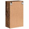 vidaXL Cabinet de salle de bain Bois Ancien 39 x 23,5 x 65 cm