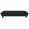 vidaXL Lit pour chien noir 100x50x21 cm velours