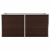 vidaXL Jardini&egrave;re sur&eacute;lev&eacute;e Marron 160x80x77 cm Acier galvanis&eacute;
