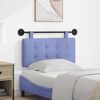 vidaXL T&ecirc;te de lit suspendue Bleu denim 100 x 55 x 5 cm tissu