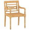 vidaXL Ensemble &agrave; manger de jardin 7 pcs Bois de teck massif