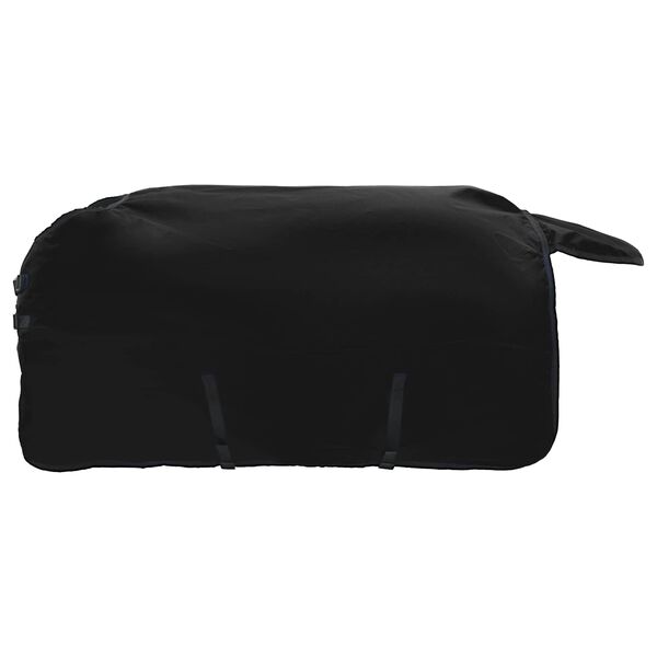 vidaXL Couverture &Eacute;quine Vert fonc&eacute; et noir 145 cm Polyester