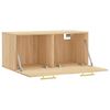 vidaXL Armoire murale ch&ecirc;ne sonoma 80x36,5x35 cm bois d'ing&eacute;nierie
