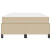 vidaXL Cadre de lit avec matelas Gris Vert Clair 120 x 190 cm tissu