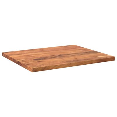 vidaXL Dessus de table 60x50x2,5 cm rectangulaire bois massif d'acacia
