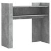 vidaXL Table console gris b&eacute;ton 100x35x90 cm bois d'ing&eacute;nierie