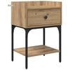 vidaXL Table de chevet Ch&ecirc;ne artisanal 40 x 29 x 60 cm
