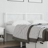 vidaXL Tête de lit métal blanc 135 cm