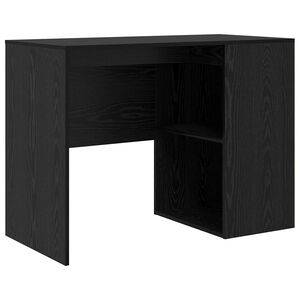 vidaXL Bureau Ch&ecirc;ne noir Bois d'ing&eacute;nierie 102 x 50 x 75 cm