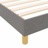 vidaXL Cadre de lit avec t&ecirc;te de lit Taupe 100 x 200 cm tissu