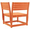 vidaXL Canap&eacute; d'angle de jardin cire marron 73x73x78cm bois pin massif