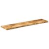 vidaXL Dessus de table 160x30x3,8 cm bord vif bois massif manguier bru