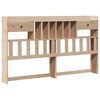 vidaXL Lit biblioth&egrave;que sans matelas 180x200 cm bois massif de pin
