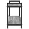 vidaXL &Eacute;tag&egrave;re Sonoma gris 40 x 30 x 85 cm Bois d'ing&eacute;nierie