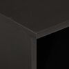 vidaXL Table de chevet noir 40x33x46 cm bois de manguier solide