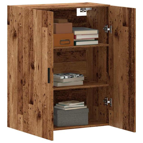 vidaXL Armoire murale vieux bois 69,5x34x90 cm