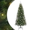 vidaXL Sapin de No&euml;l artificiel Vert 210 cm PE et PVC