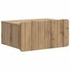 vidaXL Cabinet de chevet mural Ch&ecirc;ne artisanal 49 x 34,5 x 24 cm