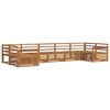 vidaXL Ensembles de canap&eacute;s 7 pcs Naturel Bois d'Acacia Massif