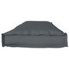 vidaXL Coussin pour banc de palette Anthracite 140 x 40 x 8 cm