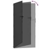 vidaXL Porte de Jardin, Portail de jardin 105x200 cm en acier corten