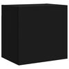 vidaXL Unit&eacute;s murales TV 4 pcs noir bois d'ing&eacute;nierie