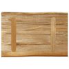 vidaXL Dessus de table bord vivant 50x40x2,5 cm bois de manguier brut