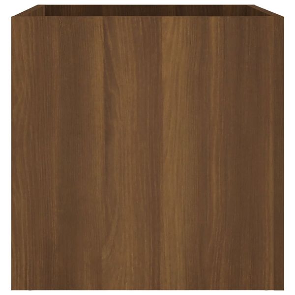 vidaXL Jardini&egrave;re Ch&ecirc;ne marron 40x40x40 cm Bois d'ing&eacute;nierie