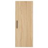 vidaXL Buffet haut Ch&ecirc;ne sonoma 34,5x34x180 cm Bois d'ing&eacute;nierie