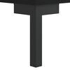 vidaXL Buffet haut Noir 34,5x34x180 cm Bois d'ing&eacute;nierie