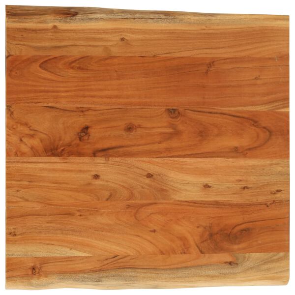 vidaXL Dessus de table 80x80x3,8 cm carr&eacute; bois massif d'acacia