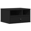vidaXL Support d'imprimante noir 40x32x22,5 cm bois d'ing&eacute;nierie