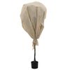 vidaXL Fleece de protection des plantes contre le gel Beige 20 x 1,6 m