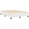 vidaXL Cadre de lit plateforme Cr&egrave;me 140 x 200 cm