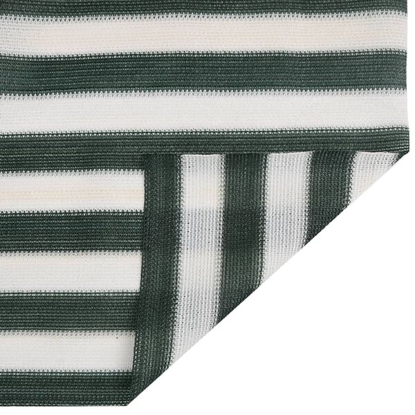 vidaXL Filet brise-vue vert et blanc 1,5x10 m PEHD 150 g/m&sup2;
