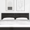 vidaXL T&ecirc;te de lit LED Noir 180 cm Cuir synth&eacute;tique