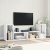 vidaXL Meubles TV 2 pcs blanc 75x30x50 cm bois d'ing&eacute;nierie