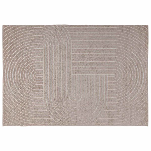 vidaXL Tapis de surface Rectangulaire Beige 170 x 120 cm