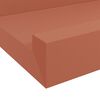 vidaXL &Eacute;tag&egrave;re Murale 2 pcs Rouge 100 x 9 x 3 cm Bois d'ing&eacute;nierie