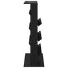 vidaXL &Eacute;tag&egrave;re &agrave; magazines avec &eacute;tag&egrave;re Ch&ecirc;ne noir 70 x 41 x 126 cm