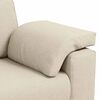 vidaXL Canap&eacute; 2 pcs Taupe 219 x 80 x 82 cm tissu