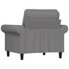 vidaXL Chaise de canap&eacute; Gris clair 60 cm Tissu