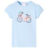 T-shirt pour enfants bleu clair 116