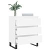 vidaXL Buffet Blanc 60x35x70 cm Bois d'ing&eacute;nierie