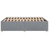 vidaXL Cadre de lit sans matelas gris clair 140x200 cm tissu