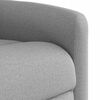 vidaXL Fauteuil inclinable électrique gris nuage tissu